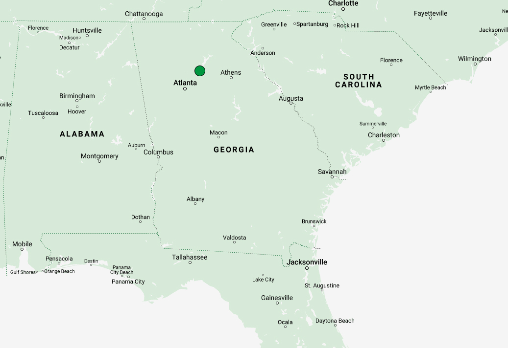 Map of Suwanee location